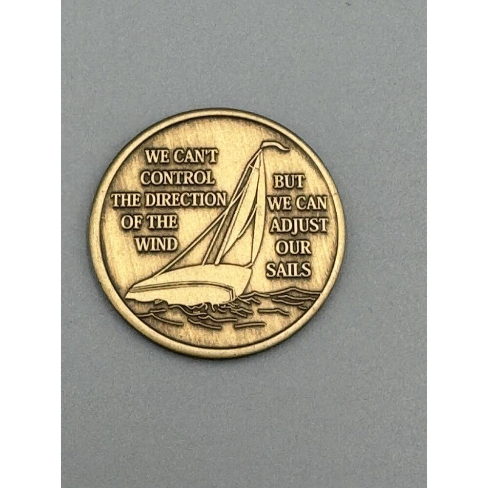 I Am Powerless But I Am Not Helpless Affirmation Token Coin Medal